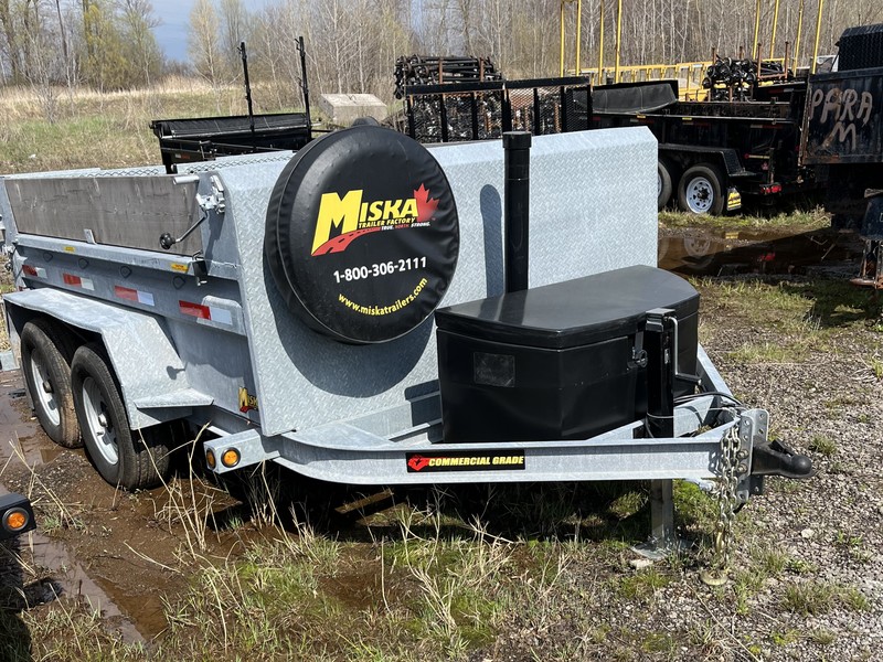 Cargo, Utility Trailers  2024 Miska 5 Ton Galvanized Dump Trailer Photo